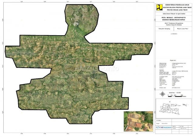 Peta Othophoto & Topografi